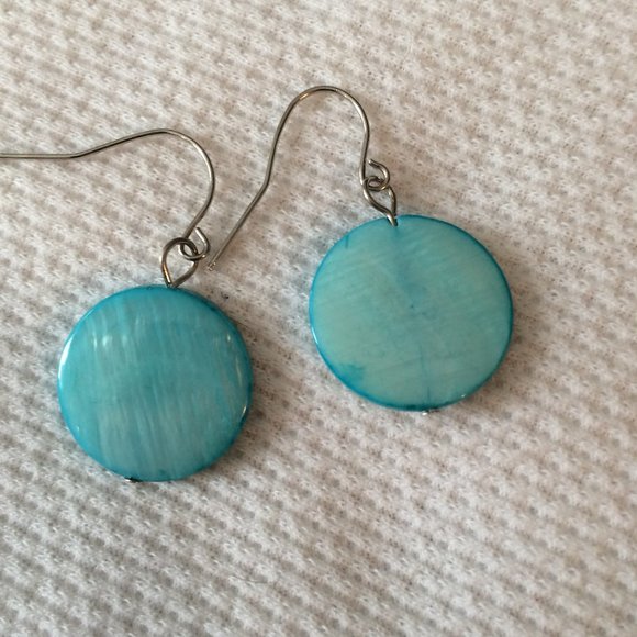 New EsMor Blue Beaded Necklace with Earrings - Picture 4 of 4